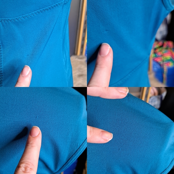 DEADSTOCK • Moda International • Vintage 90s Beaded Keyhole Stretch Blouse [M] - Picture 16 of 16